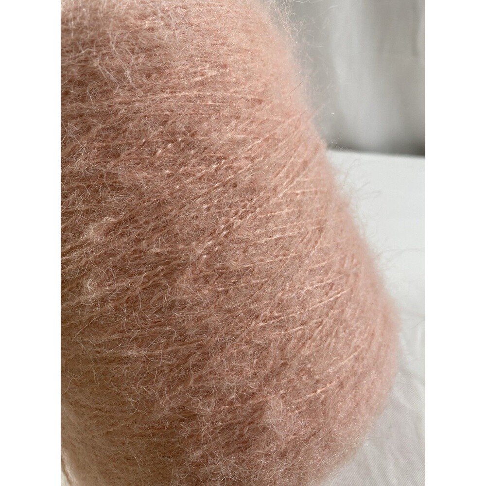 Soft Cone Yarn Spool Yarn Pink Mohair 640g Net Weight #701